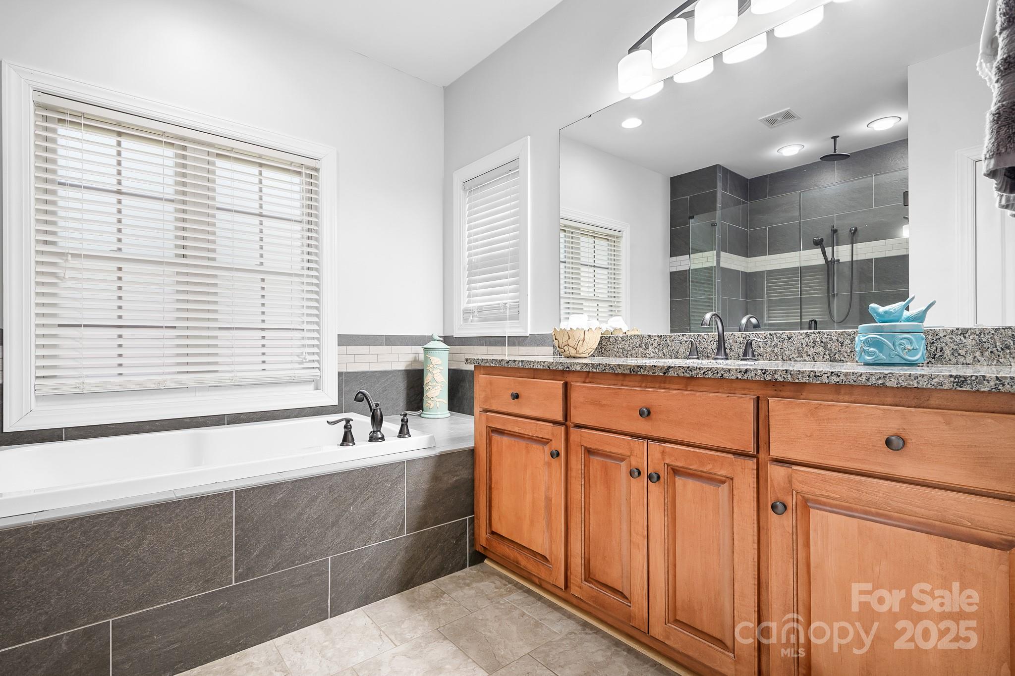 730 Oak Ridge Farms Circle, Unit 14 Newton, NC 28658 - Photo 30 of 42 a bathroom with a sink double vanity and a bathtub