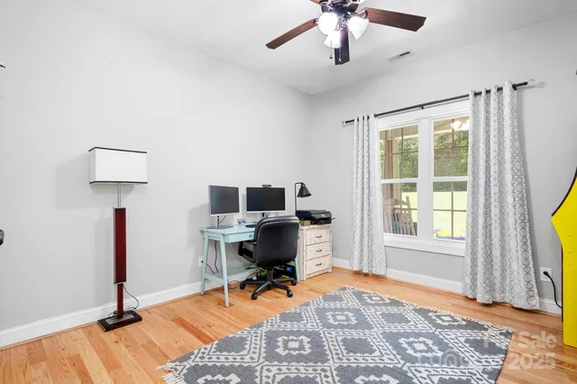 a workspace with a window