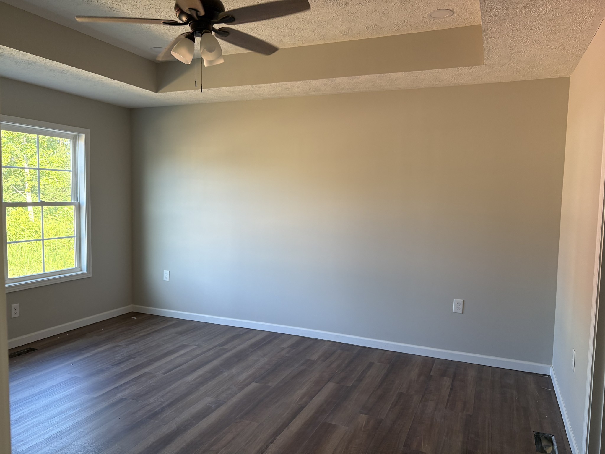 232 Poling Drive Pulaski, TN 38478 - Photo 23 of 24 an empty room with a window and a ceiling fan