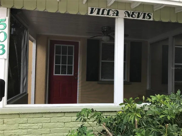 a view of entrance front of the house