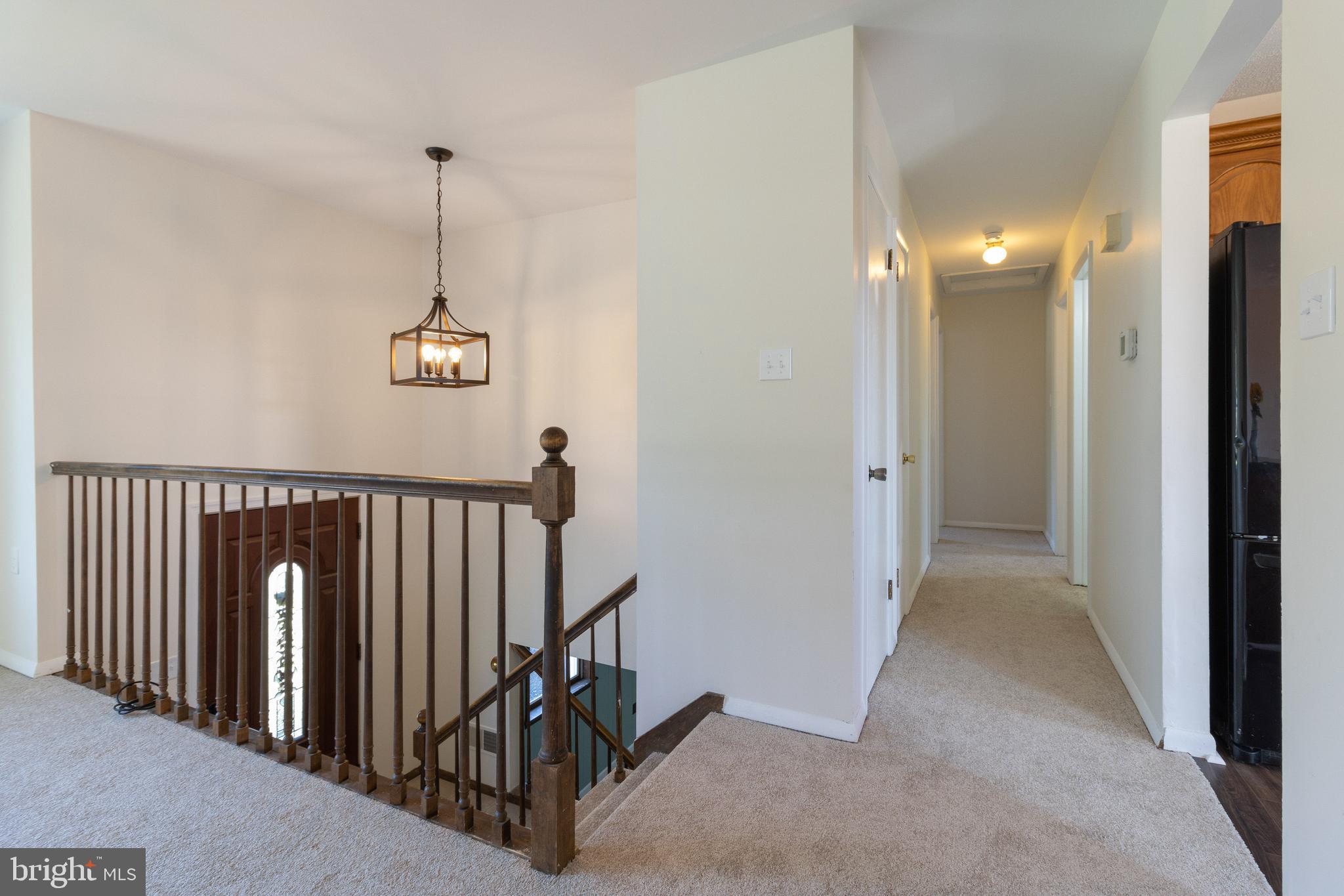 View of stairway and hall.