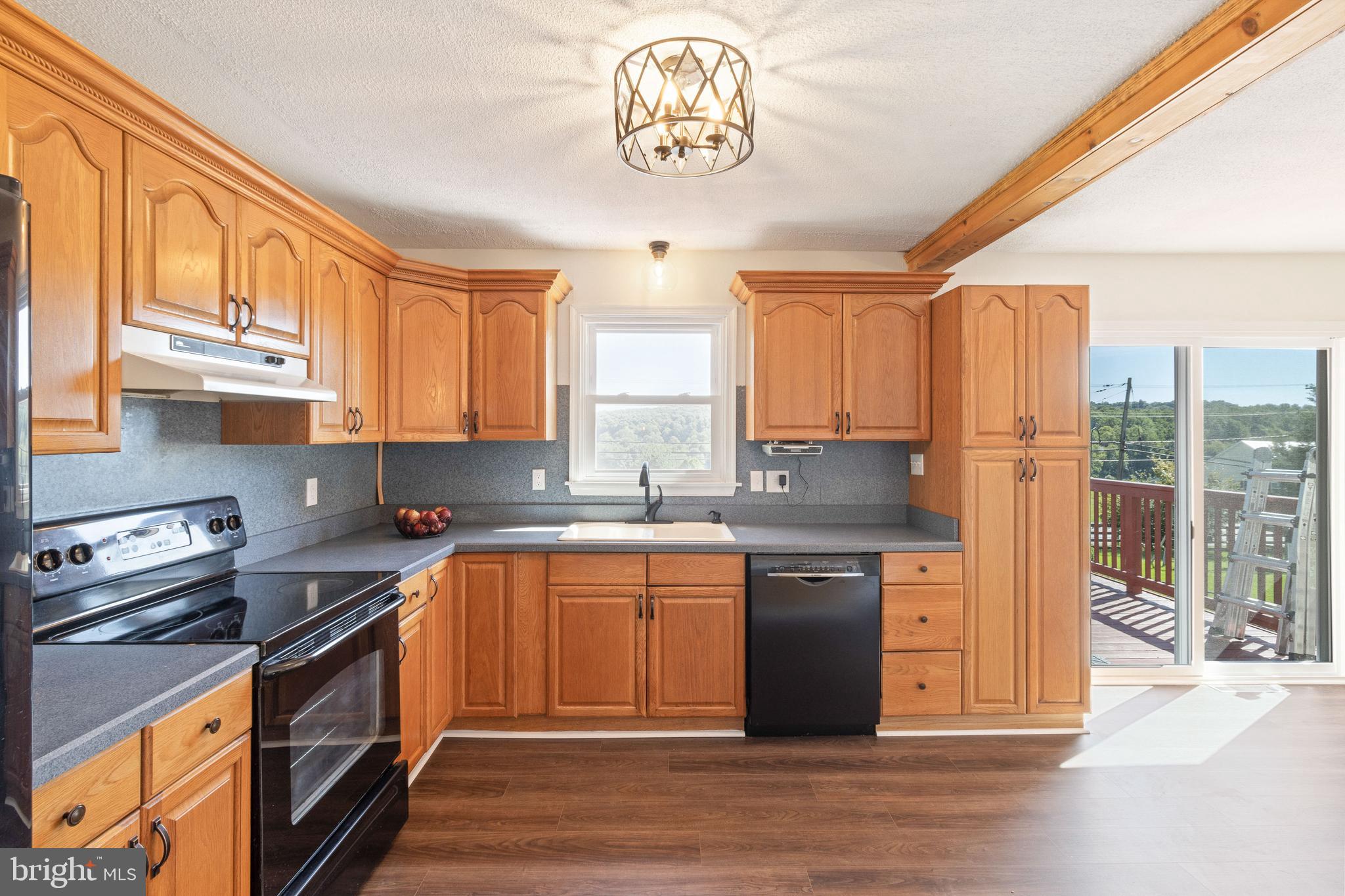 3447 Augusta Road Manchester, MD 21102 - Photo 10 of 41 Large Kitchen with new luxury vinyl flooring.