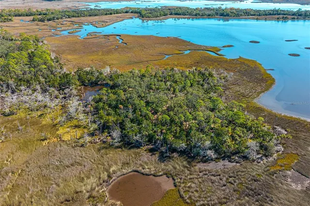 a view of an ocean and a mountain view