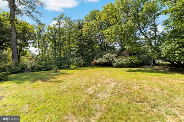 a view of a swimming pool with an outdoor space