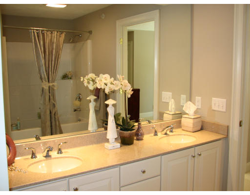 5 A Trail Ridge Way, Unit A Harvard, MA 01451 - Photo 11 of 12 a bathroom with a double vanity sink and a mirror