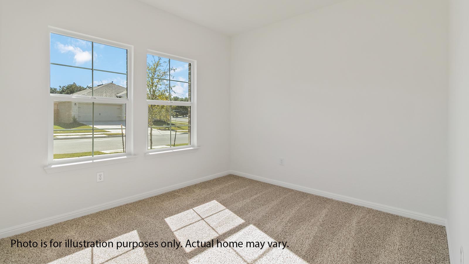 1825 Side Buster Trail Leander, TX 78641 - Photo 13 of 28 a view of an empty room with a window