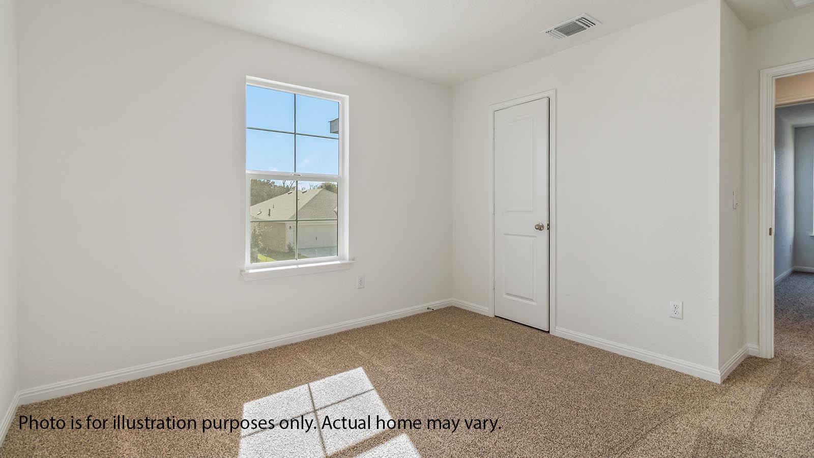 1825 Side Buster Trail Leander, TX 78641 - Photo 19 of 28 a view of an empty room with a window
