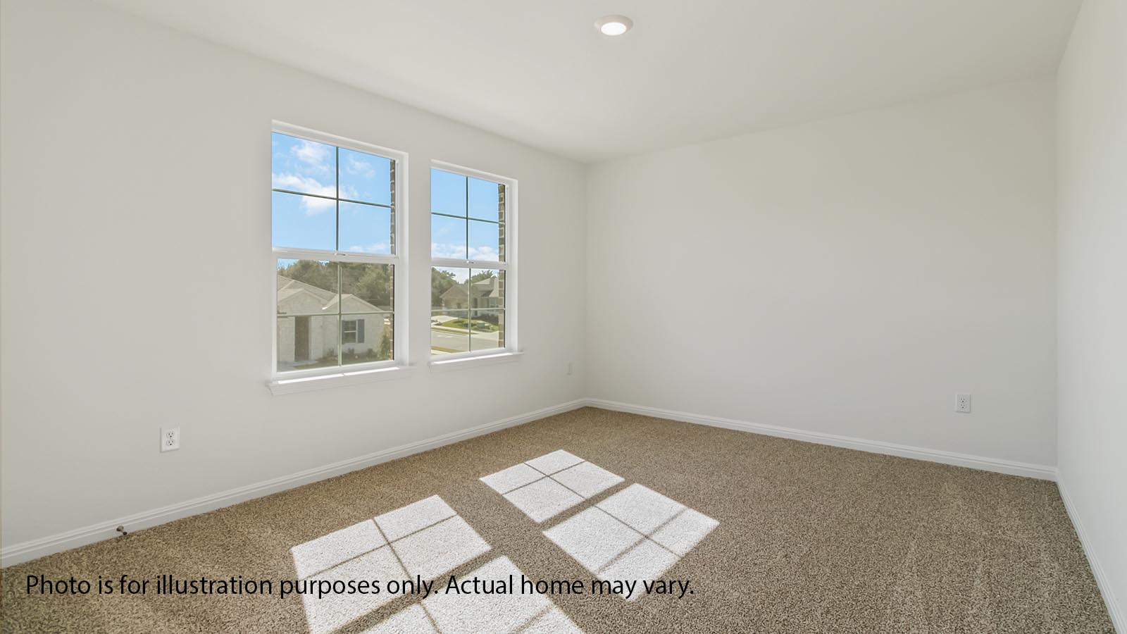 1825 Side Buster Trail Leander, TX 78641 - Photo 23 of 28 an empty room with windows