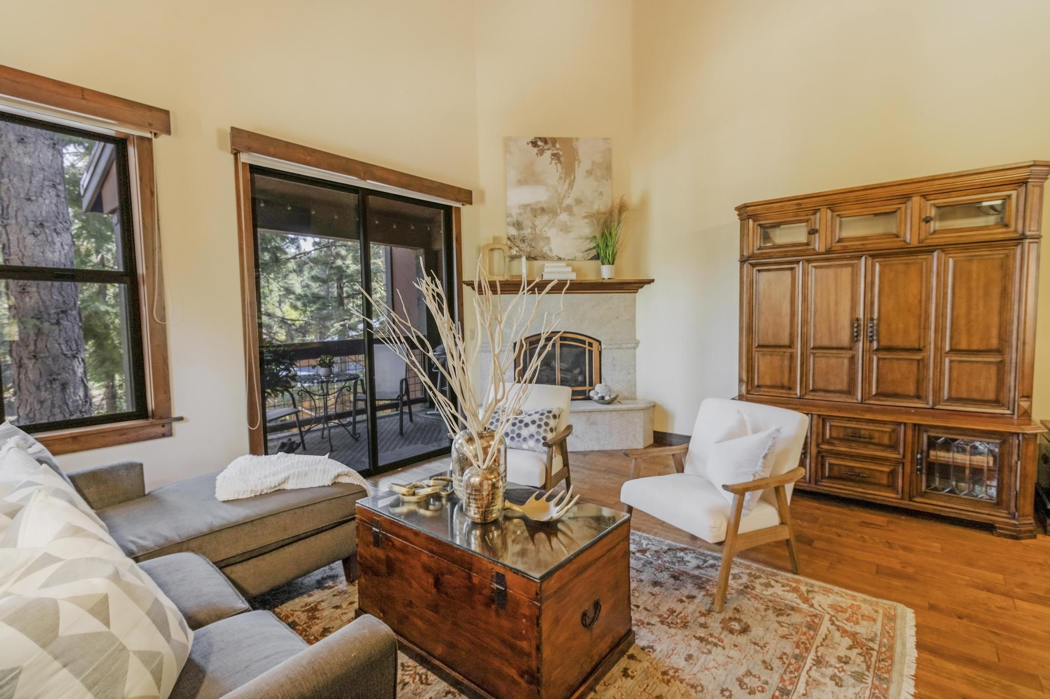 3035 Silver Strike Truckee, CA 96161 - Photo 6 of 20 a living room with furniture and a fireplace