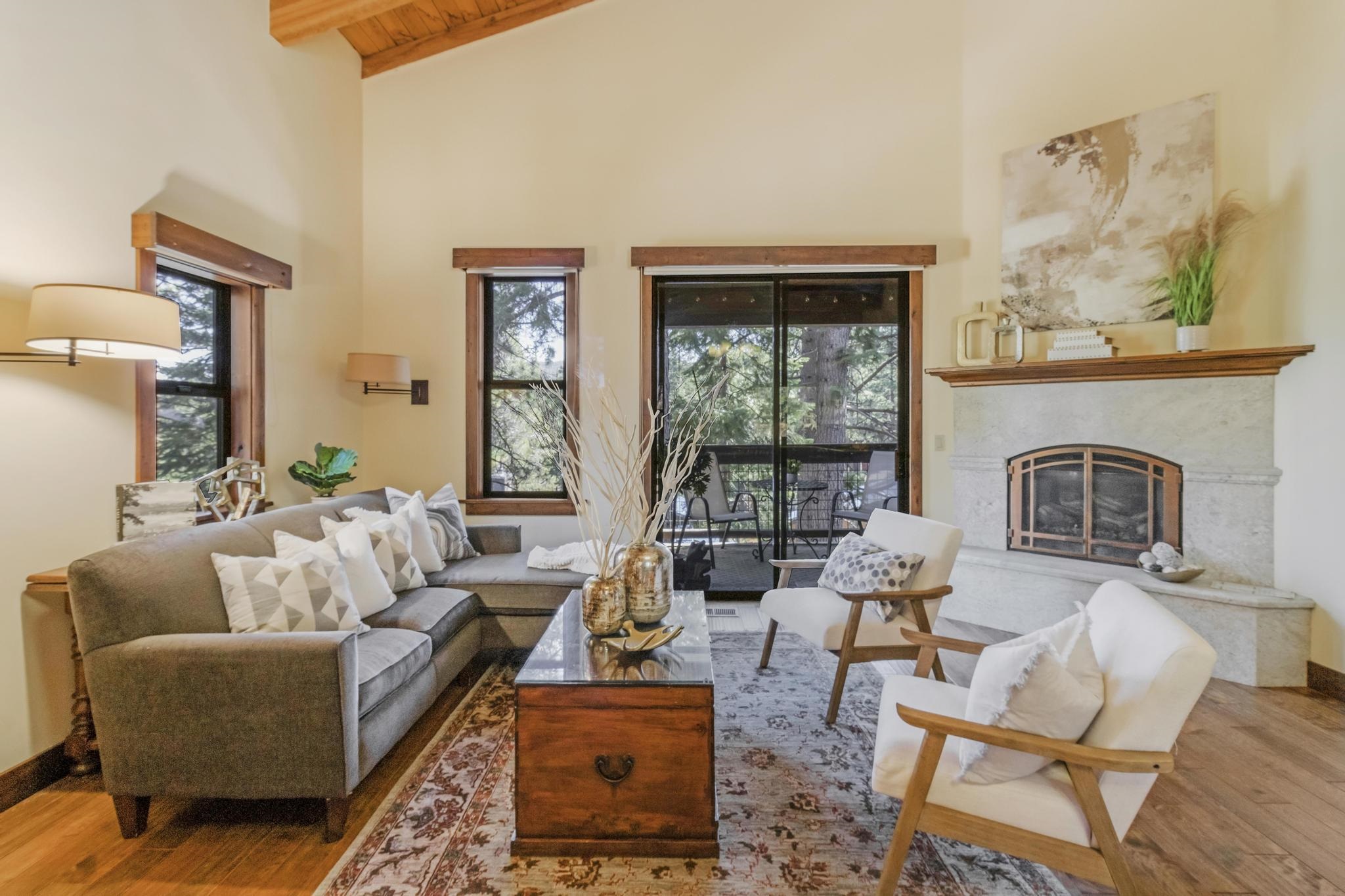 3035 Silver Strike Truckee, CA 96161 - Photo 8 of 20 a living room with furniture and a fireplace