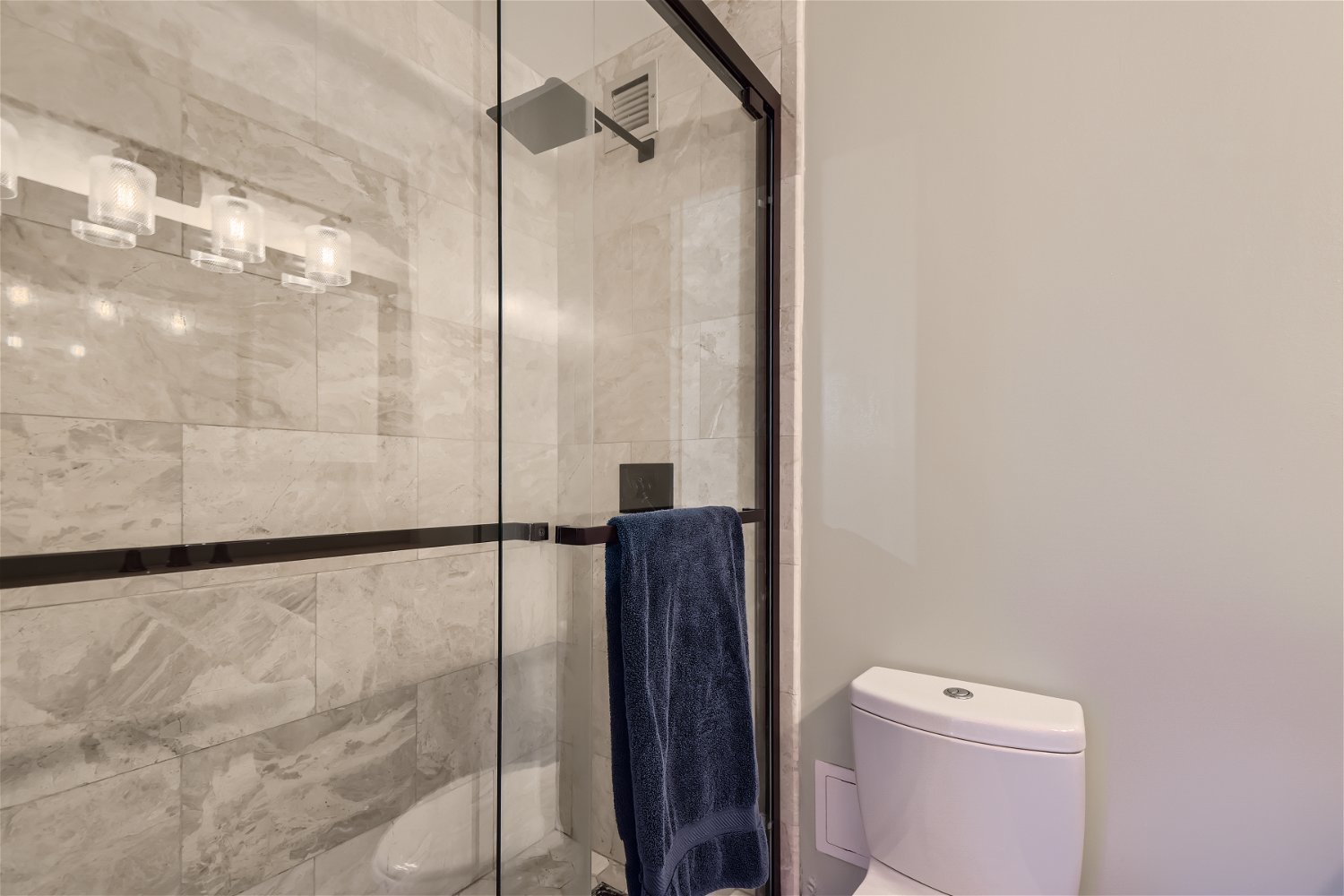 1636 North Wells Street, Unit 1505 Chicago, IL 60614 - Photo 13 of 21 a bathroom with a shower and a toilet