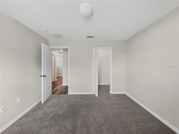a view of empty room