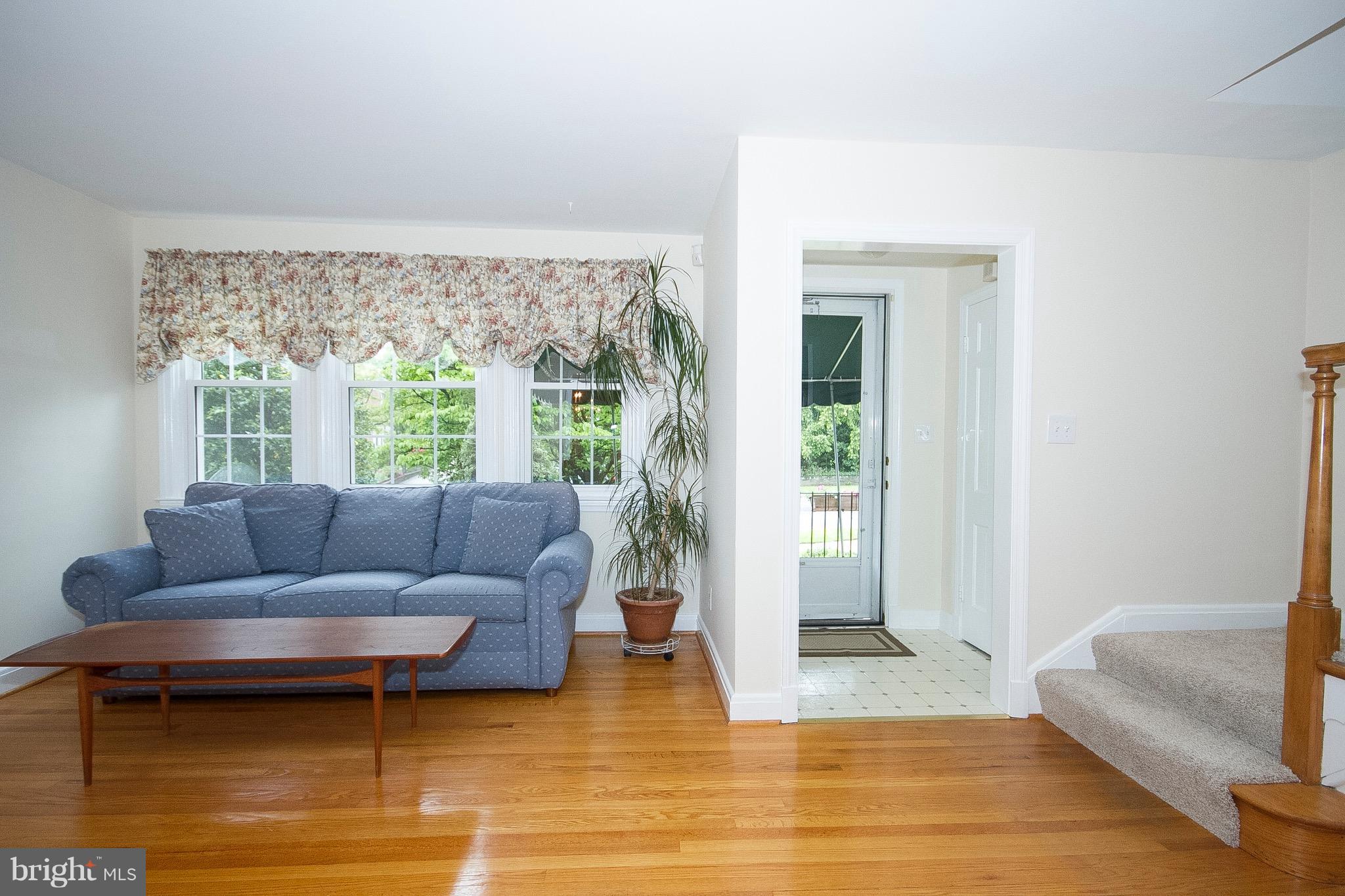 361 Whitfield Road Catonsville, MD 21228 - Photo 11 of 28 Living Room with Entry Foyer and Coat Closet