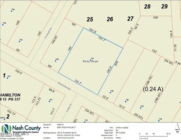 $25,000 | 736 Nashville Road, Rocky Mount, NC 27803