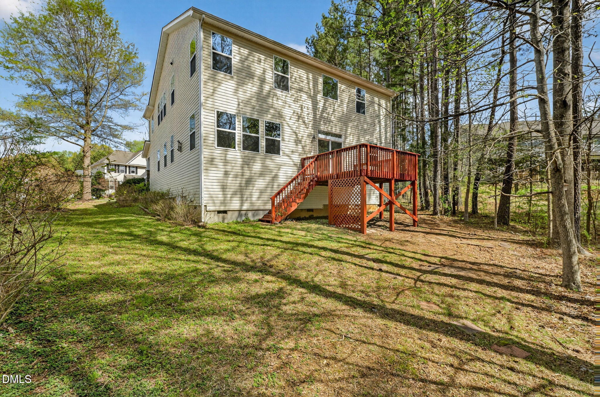 1304 Barnford Mill Road Wake Forest, NC 27587 - Photo 40 of 44 a view of a house with a yard
