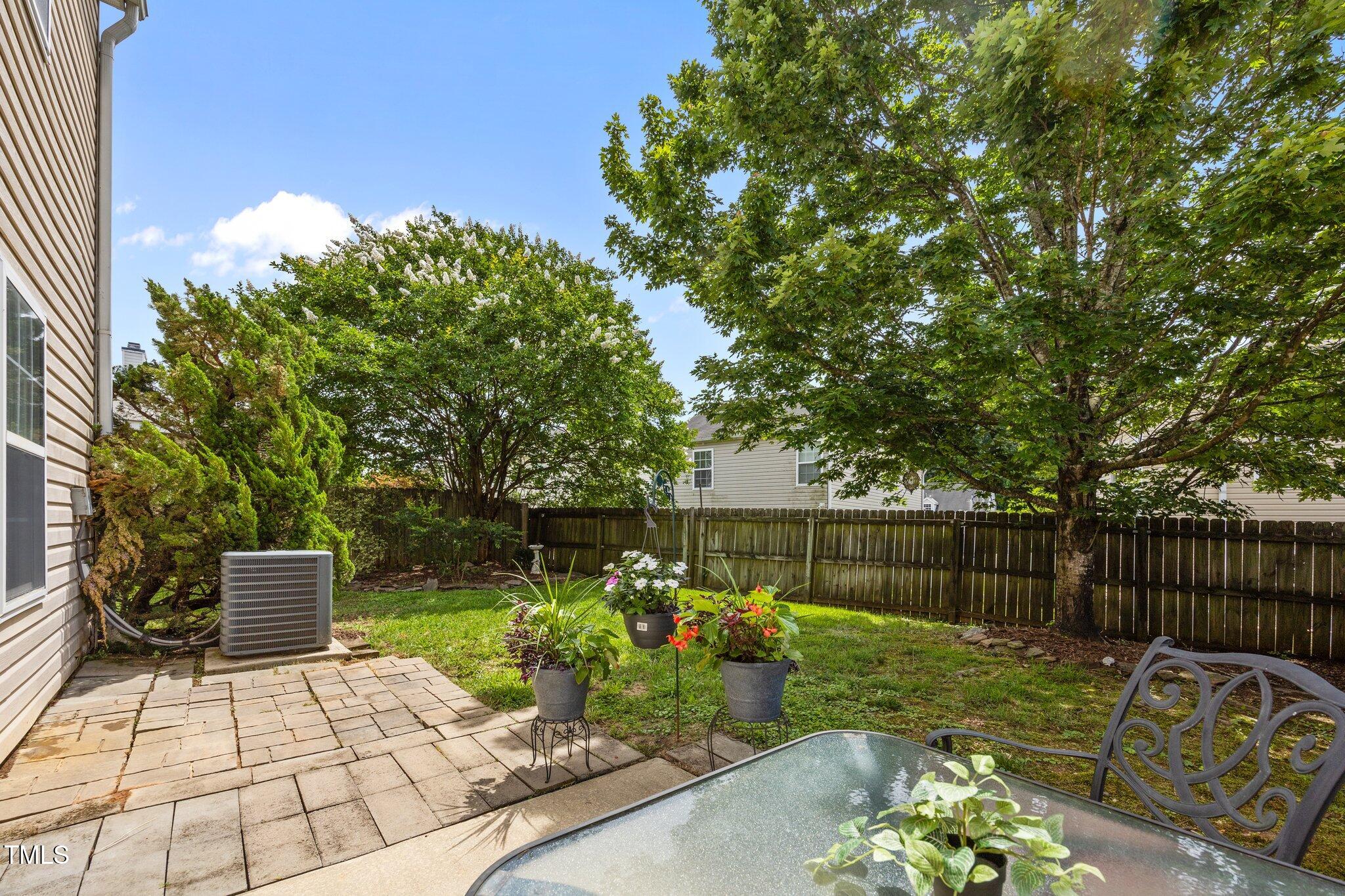 5561 Roan Mountain Place Raleigh, NC 27613 - Photo 2 of 20 a garden view with a seating space