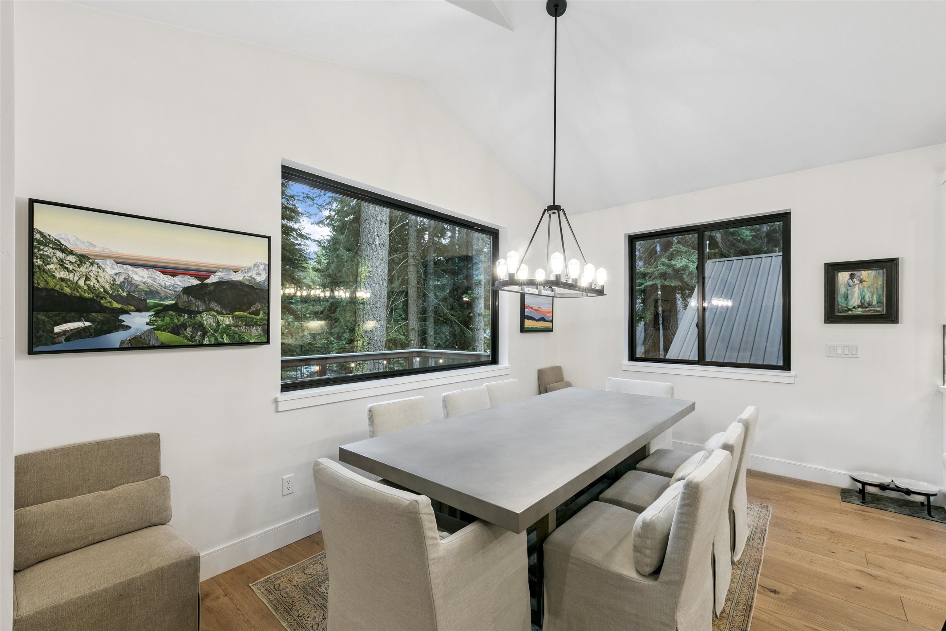 7247 9th Avenue Tahoma, CA 96142 - Photo 11 of 28 a view of a dining room with furniture window and outside view