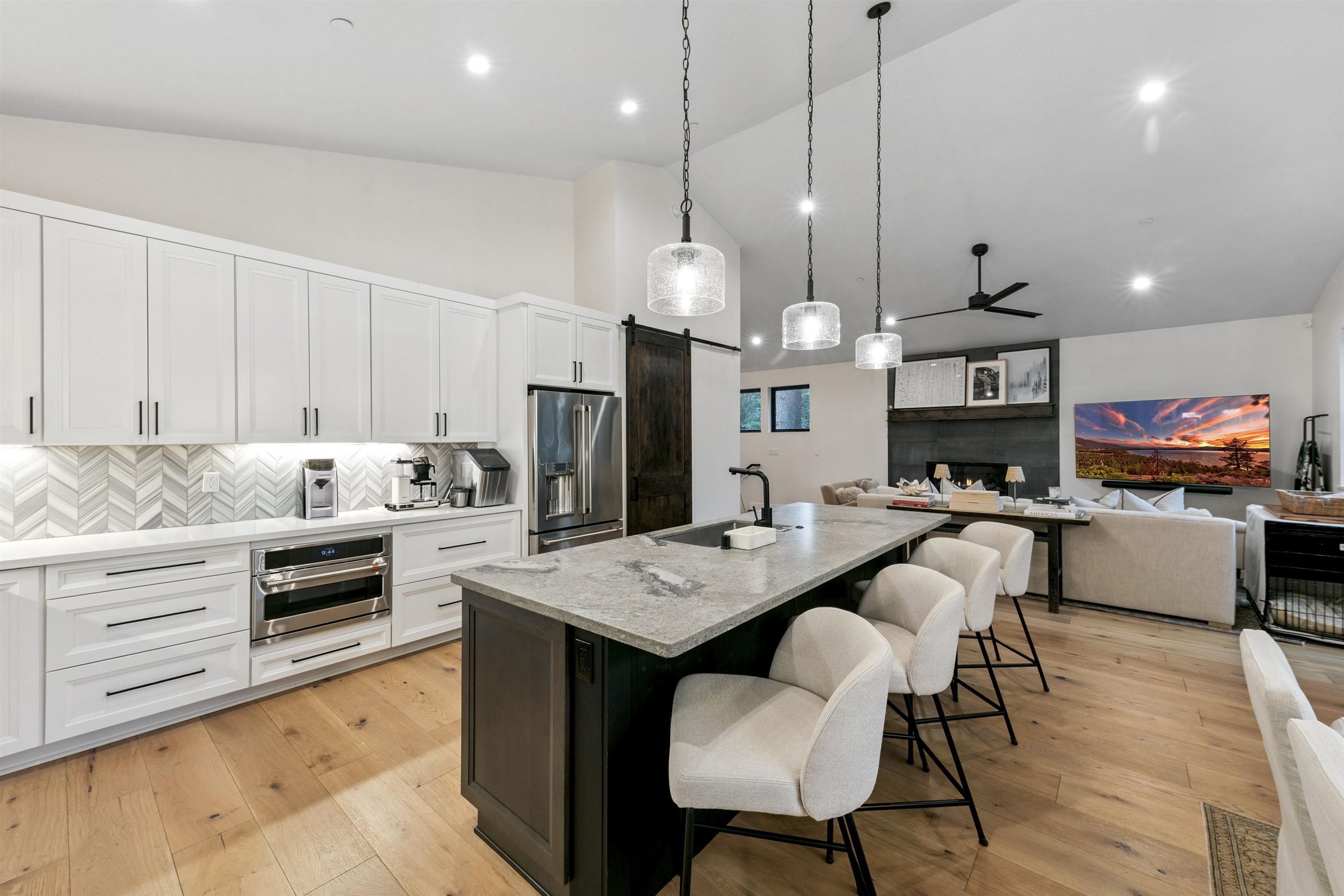 7247 9th Avenue Tahoma, CA 96142 - Photo 14 of 28 a large kitchen with a table and chairs