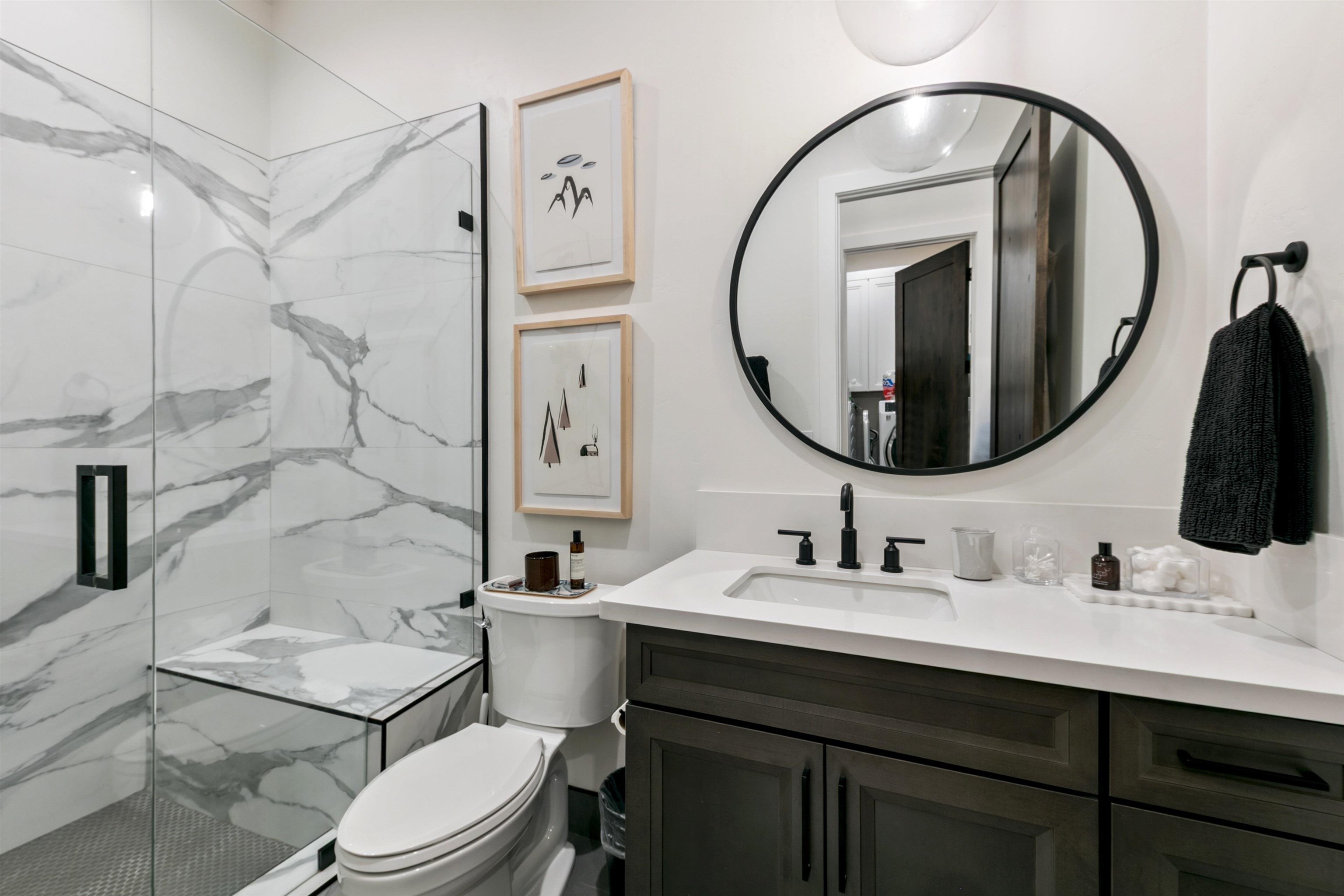 7247 9th Avenue Tahoma, CA 96142 - Photo 21 of 28 a bathroom with a sink mirror toilet and shower