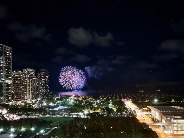 a view of swimming pool with a patio