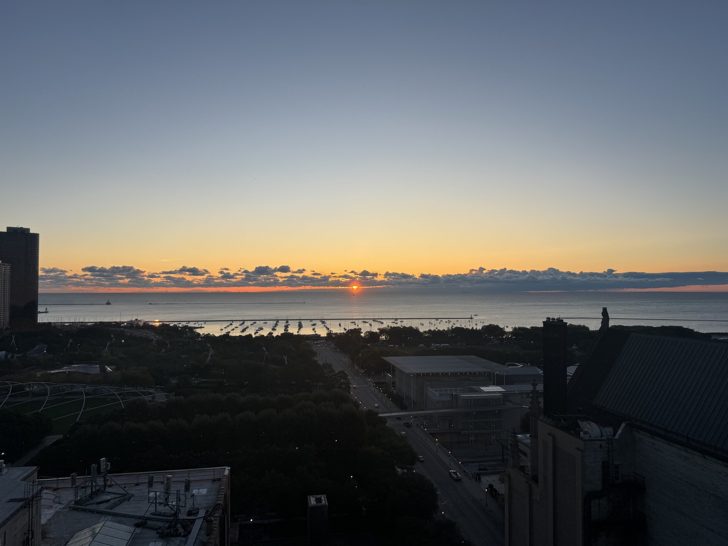60 East Monroe Street, Unit 2001 Chicago, IL 60603 - Photo 65 of 68 a view of a balcony with an ocean view