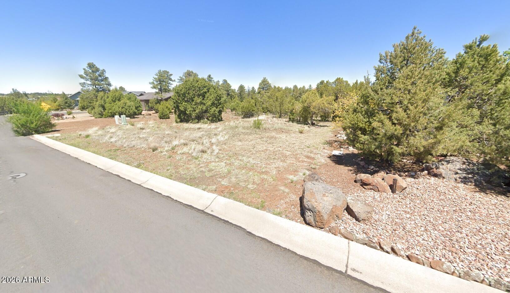 2020 East Bluff Ridge Road, Unit 5 Show Low, AZ 85901 - Photo 1 of 1 a view of a dry yard with trees