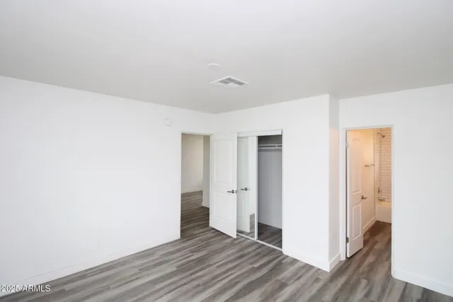 wooden floor in an empty room
