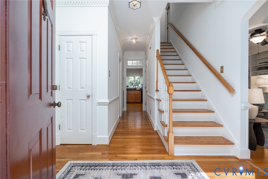 4418 Croatan Road Richmond, VA 23235 - Photo 7 of 50 Foyer with coat closet and intricate millwork
