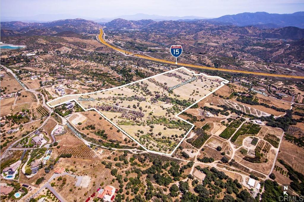 Rancho Alegre Road Fallbrook, CA 92028 - Photo 1 of 2 an aerial view of residential house and sandy dunes