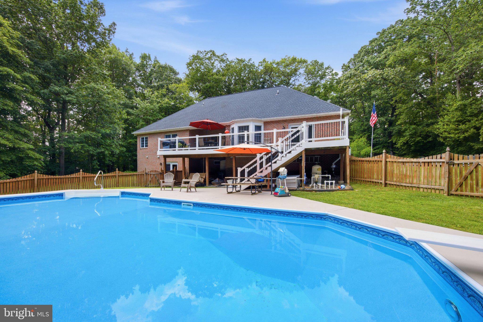 3723 Bay Road Street, MD 21154 - Photo 43 of 57 Regina Saltwater pool. New Liner 2023
