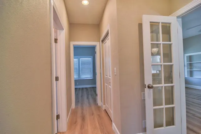 a view of wooden floor