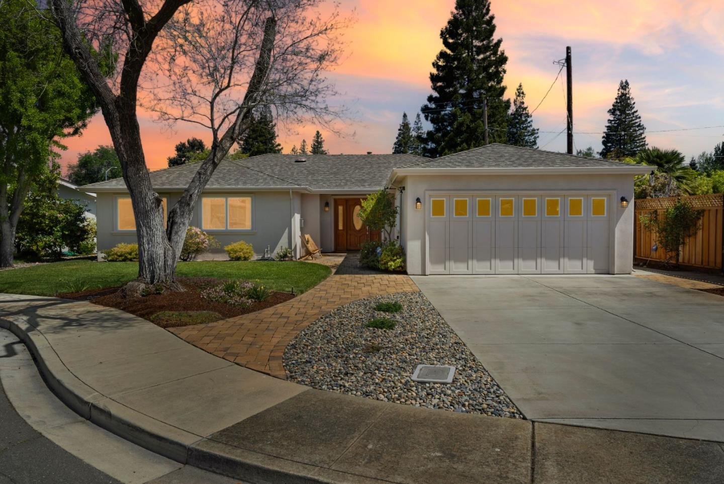 1030 Ashley Place Mountain View, CA 94040 - Photo 31 of 32 front view of a house with a yard
