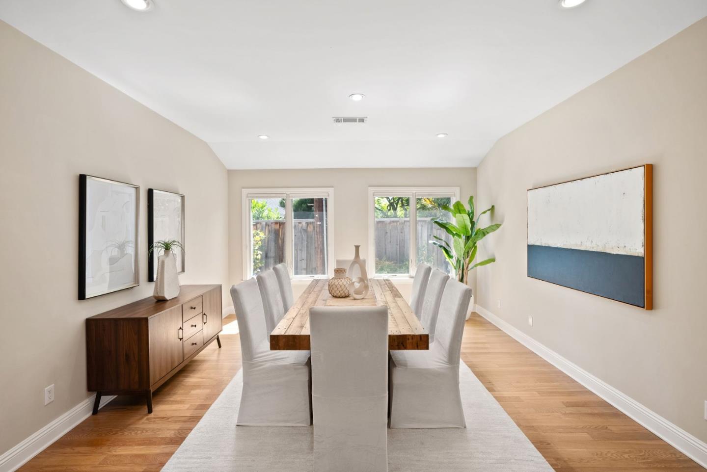 1030 Ashley Place Mountain View, CA 94040 - Photo 7 of 32 a dining room with furniture and wooden floor