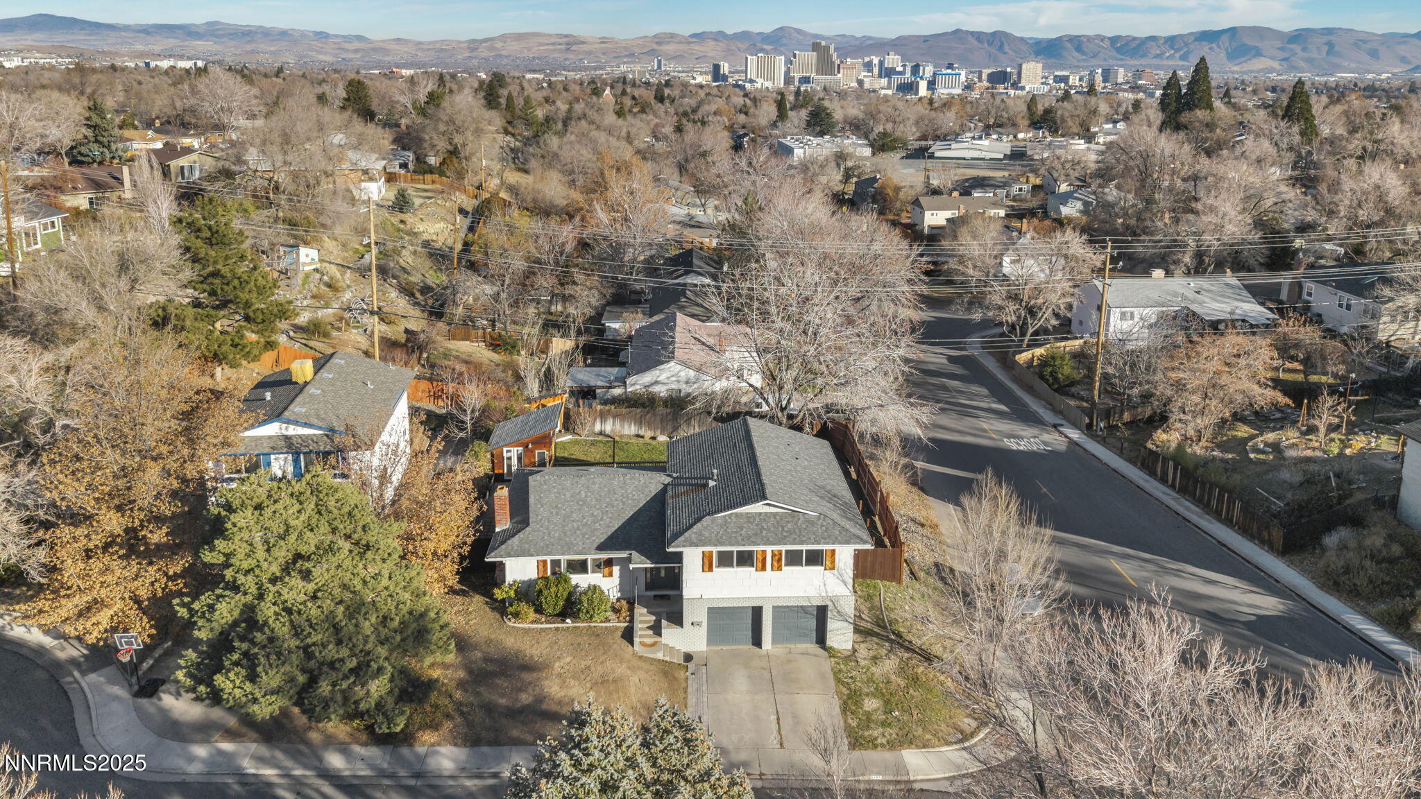 1100 Mission Circle Reno, NV 89503 - Photo 60 of 61 an aerial view of residential houses with outdoor space
