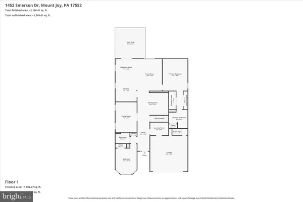 $512,000 | 1452 Emerson Drive, Mount Joy, PA 17552