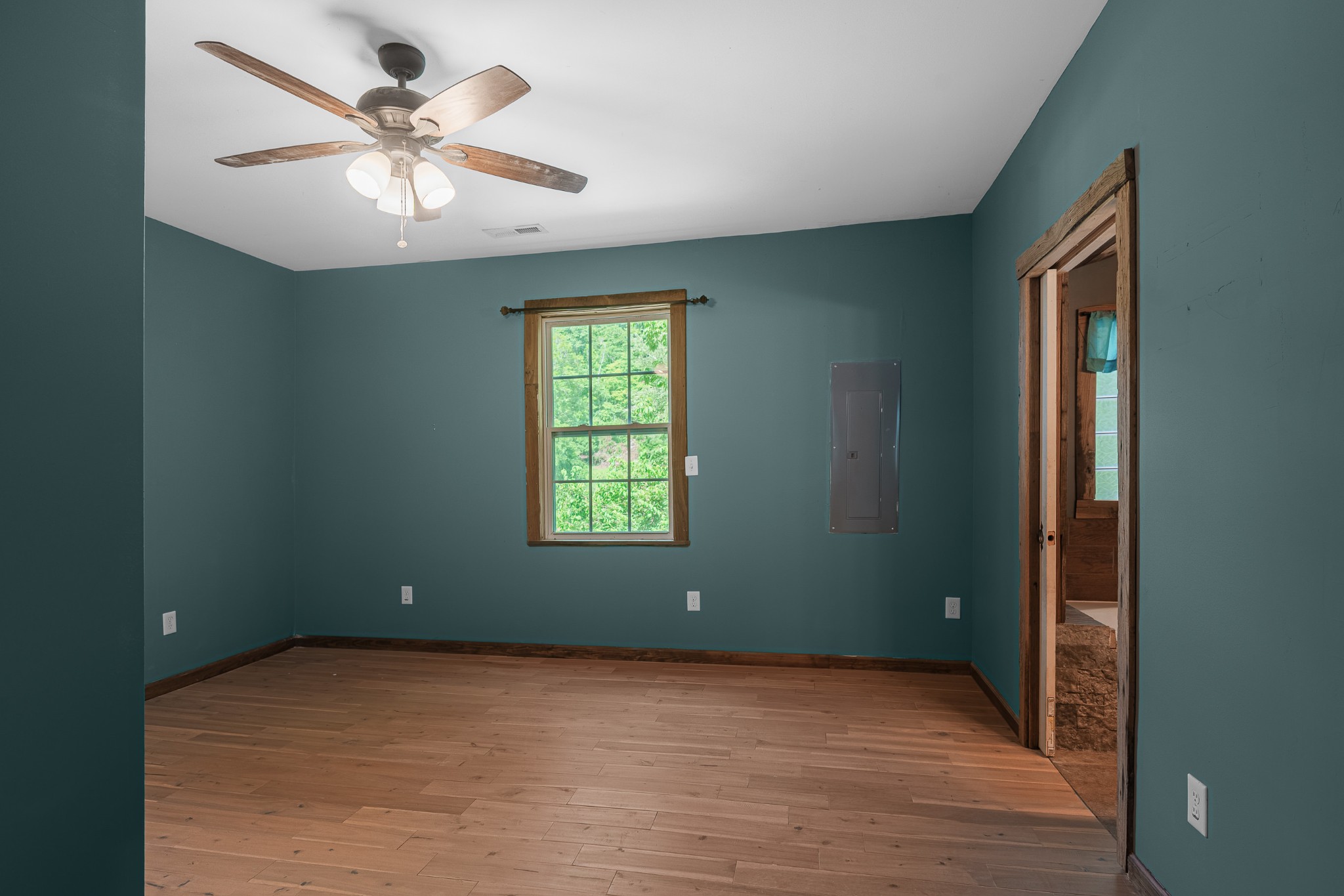 3671 Raleigh Beard Road Santa Fe, TN 38482 - Photo 14 of 32 an empty room with a window and a fan