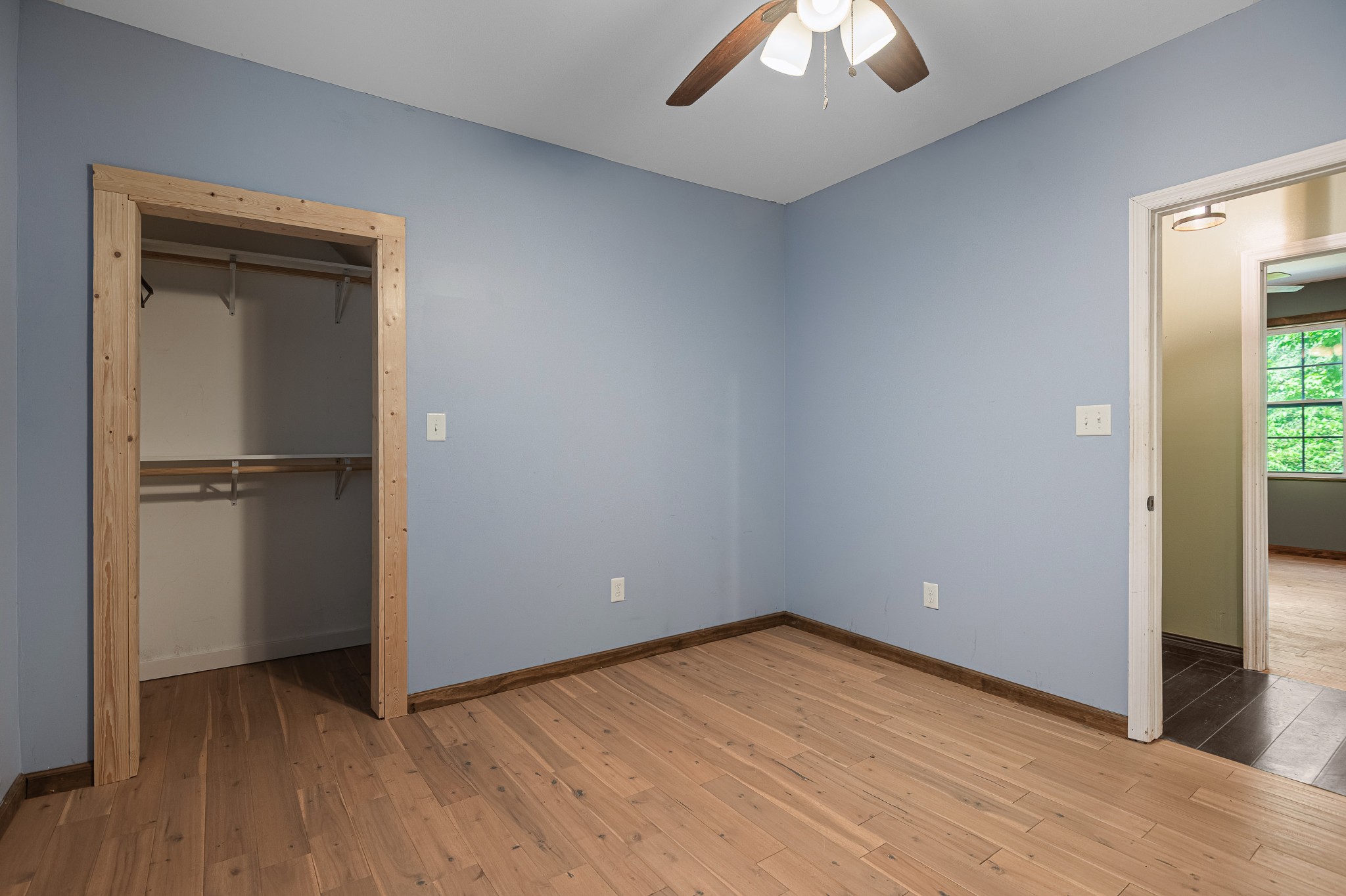 3671 Raleigh Beard Road Santa Fe, TN 38482 - Photo 20 of 32 a view of empty room with wooden floor and window