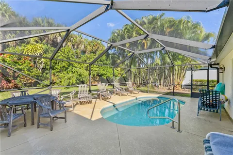 a view of an outdoor sitting area
