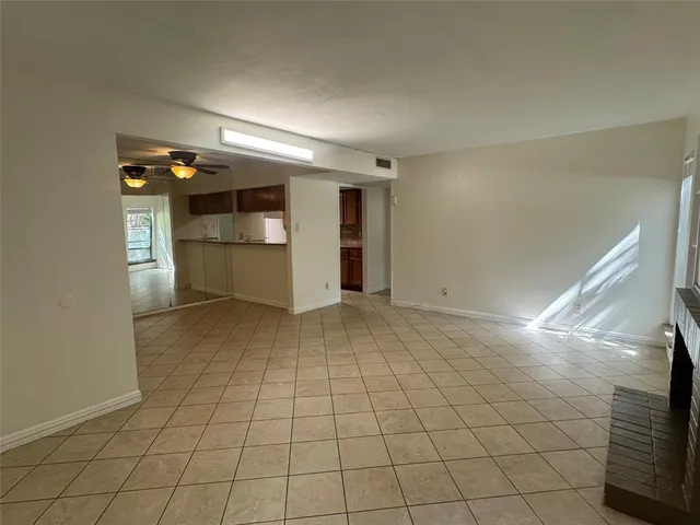 a view of empty room