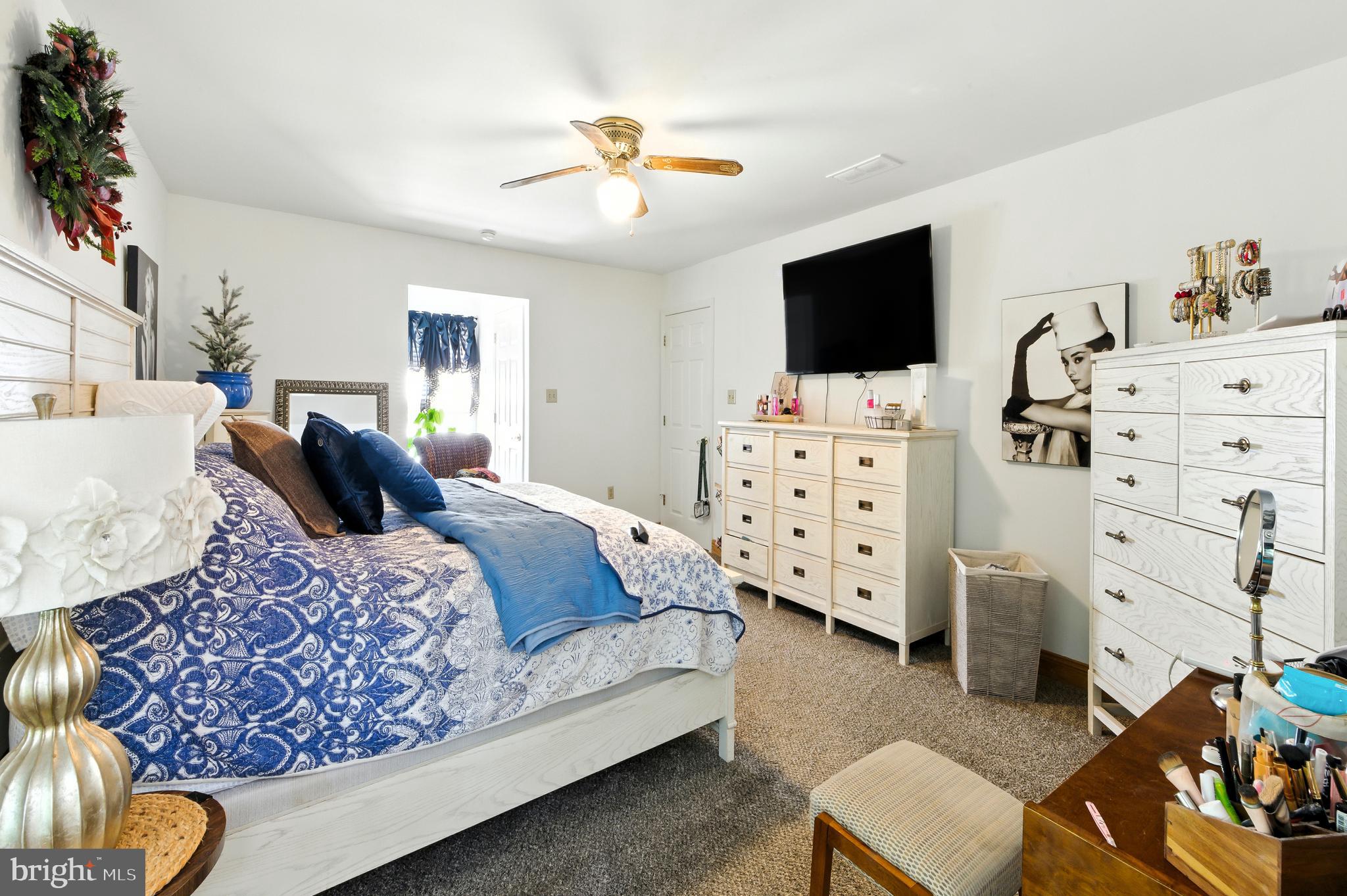 112 Hammonton Buena, NJ 08310 - Photo 26 of 34 a bedroom with furniture and a flat screen tv