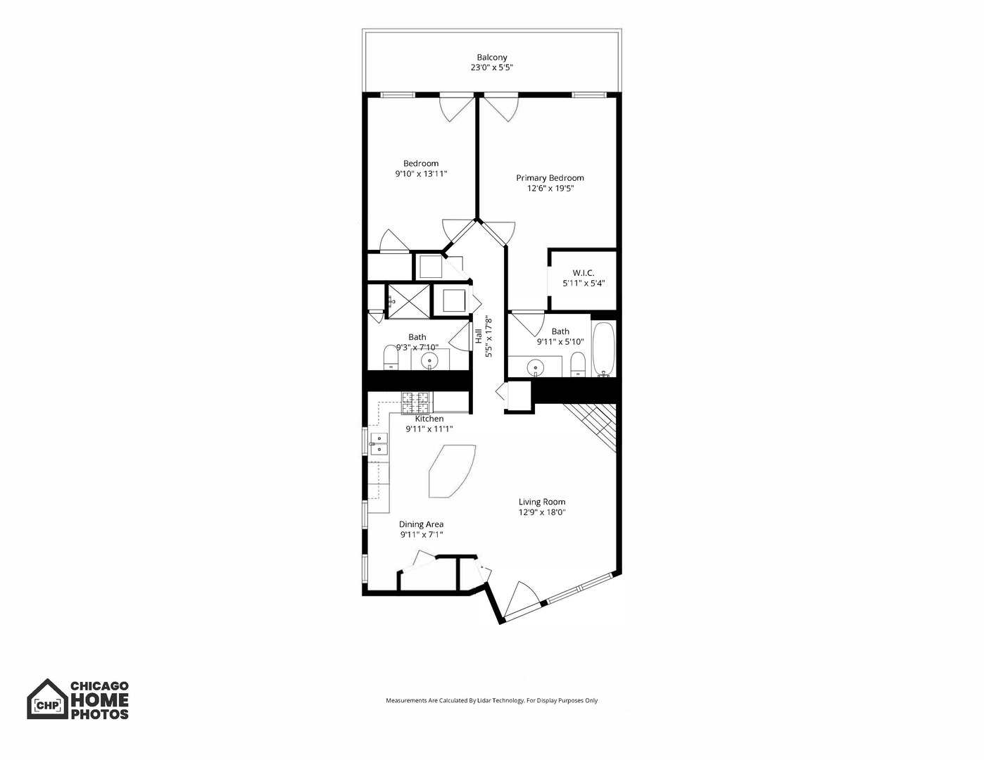 120 West Oak Street, Unit 4D Chicago, IL 60610 - Photo 18 of 18 a picture of floor plan