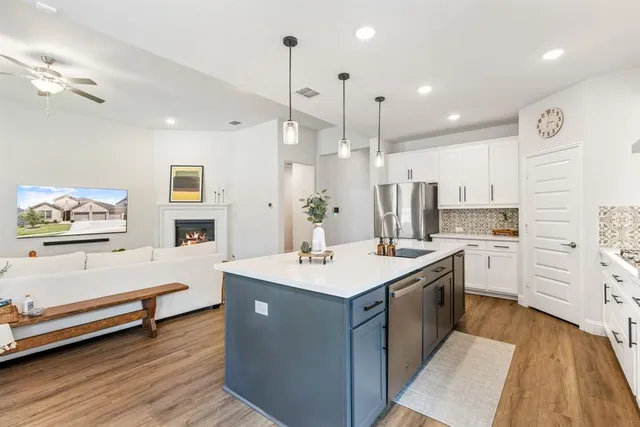 a view of a building with a street