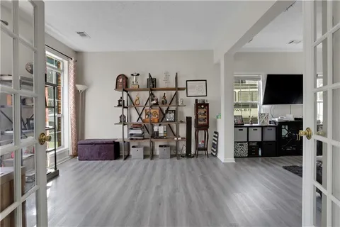 a view of a living room