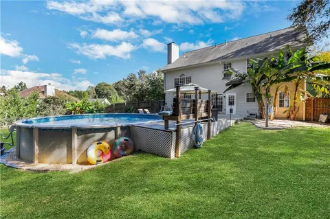 a view of outdoor space and yard