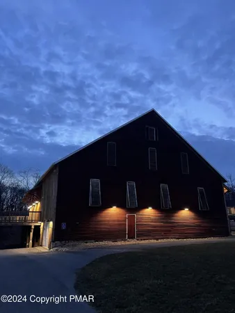 a view of a deck with a fence