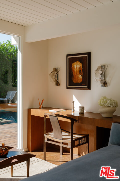 2544 Greenvalley Road Los Angeles, CA 90046 - Photo 47 of 56 a view of workspace with furniture and window