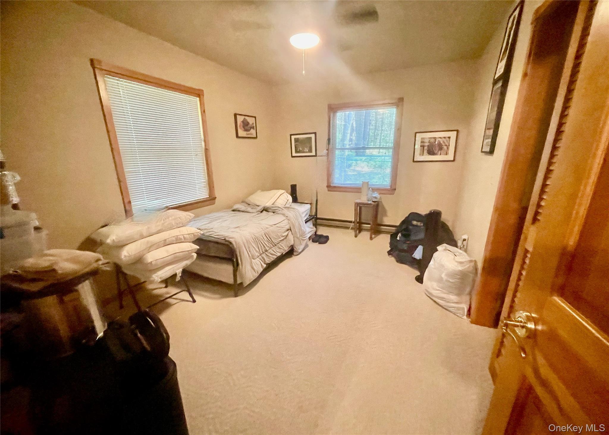 111 Deer Meadow Road Bethel, NY 12786 - Photo 22 of 43 a bedroom with a bed and a mirror