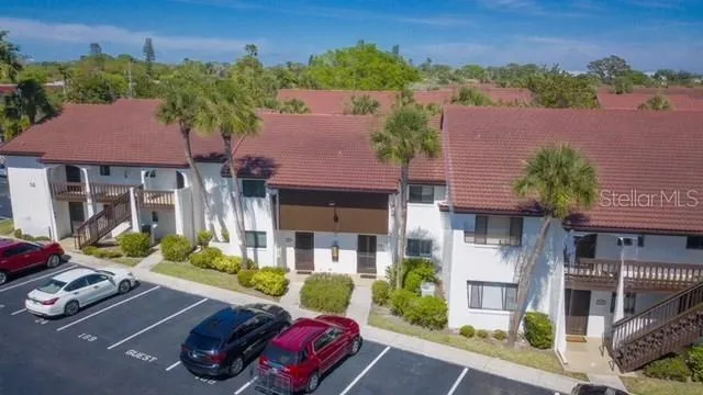 a car parked in front of a house