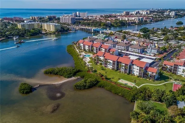 an aerial view of a houses with outdoor space