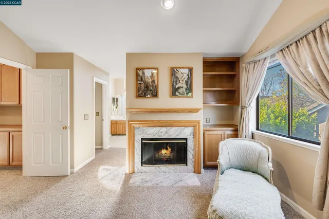a view of a hallway with interior of the house
